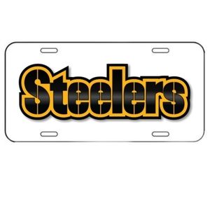 Steelers football license plate